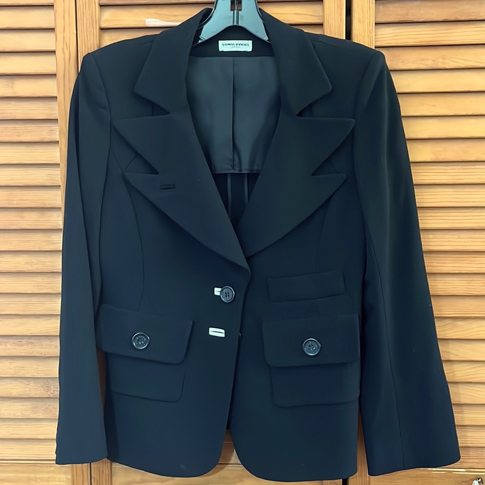 Sonia Rykiel Paris Black Blazer size 2